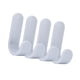 thumbnail image 1 of Matsuzay 4/6PCS Gancho de toalla Colgador de puerta de plástico Perchero de pared autoadhesivo Percheros para sombreros Almacenamiento y organización del hogar Gris, 1 of 6