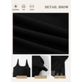 thumbnail image 3 of Eytino Bathing Suit One Piece Swimdress for Women Tummy Control Swim Dress with Mesh Skirt Tie Knot, 3 of 11