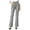 Gray Flare Leg, variant on Miluxas Dress Pants Women Work Business Pants Tummy Control office Straight Leg Trousers High Waisted Ladies Slacks White