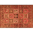 thumbnail image 1 of Ahgly Company Indoor Rectangle Animal Orange Traditional Area Rugs, 8' x 12', 1 of 1