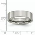thumbnail image 5 of Primal Steel Titanium Flat 6mm Band, 5 of 9