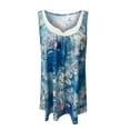 thumbnail image 4 of ICHUANYI Clearance Women's Personalized Printing Tops Sling Strap Vest Tops(Blue, M) ICHUANYI WER2023081108215, 4 of 5