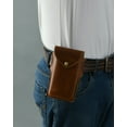 thumbnail image 3 of MaheTri Cell Phone Holster Leather Mobile Pouch Waist Belt Leather Case Mobile Phone Holder, 3 of 4