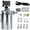 Silver, variant on Egoelife Car Oil Catch Can Kit with Breather Universal 350ML Baffled Aluminum Car Oil Reservoir Tank