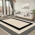 thumbnail image 2 of 1PC Greek Key Pattern Area Rug Partial Carpet, Lightweight Washable Easy-to-Care Carpet Mat, Festival Gift, Suitable for Living Room, Bedroom, Office, Balcony, Hallway, Room Accessories, 2 of 10