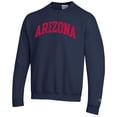 thumbnail image 2 of Men's Champion  Navy Arizona Wildcats Basic Arch Fleece Pullover Sweatshirt, 2 of 3