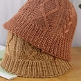 thumbnail image 2 of CoCopeaunts Knit Beanie Winter Hat Thermal Thick Fleece Snow Solid Color Bucket Hat for Men and Women Keep Warm Autumn Winter, 2 of 8