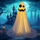 thumbnail image 1 of 2 kits de fantasmas iluminados: kits de fantasmas para decoración de Halloween, kit de fantasmas iluminados de altura ajustable para Halloween, kit de fantasmas DIY con luces, kits de fantasmas ilumin, 1 of 7