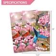 thumbnail image 4 of ANLEY Drapeau Décoratif de Jardin Printanier Premium Double Face, Drapeaux de Bienvenue pour Fleurs et Oiseaux - 18 x 12,5 Pouces, 4 of 7