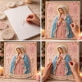 thumbnail image 6 of Clearance Christmas Diamond Art Kits for Adults, Virgin Mary Diamond Art,Religious Wall Art Frame, Christian Mosaic Craft Kit, Christ Pearl Gem Painting Crafts, 6 of 10