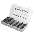 JWBCarbon Steel M5 Cage Nuts and Screws Kit Fasteners Hardwares for