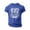 Blue, variant on EANJE Men's Funny T-Shirt IDK IDC IDGAF Skull Print Shirts Casual Crew Neck Short Sleeve Funny Slogan Tee Humor Novelty Gift for Sarcasm Laughs Lover Gray L