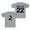 Grey, variant on 2hollis 22 Logo The Star Tour Merch Cosplay Men's and Women's Fashion Round Neck Cotton Short sleeved T-shirt