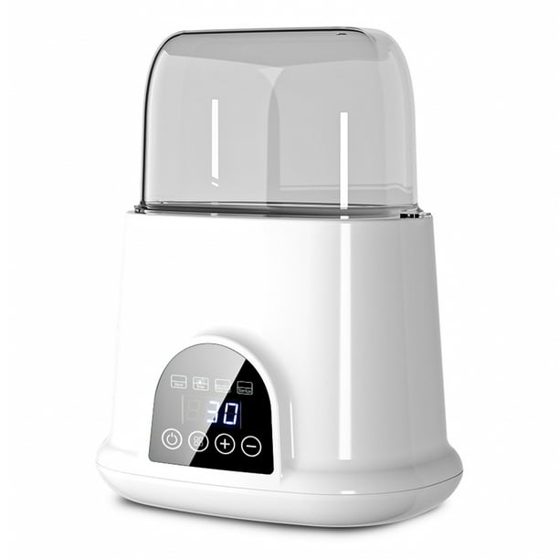 Calentadores de leche Calentador de biberones multifuncional Esterilizador de vapor Calentador rápido de alimentos para bebés Gran capacidad Temperatura ajustable Bajo ruido con pantalla LED para bibe