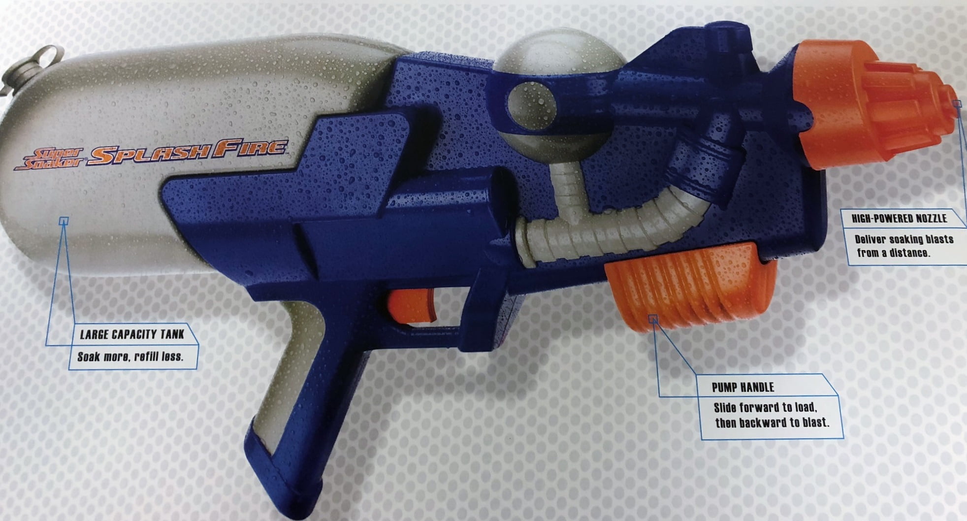 super soaker splash fire
