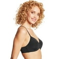 thumbnail image 2 of Women's Maidenform DM7681 Pure Comfort Embellished Lift Wireless Bra (Painted Dot Black L), 2 of 4