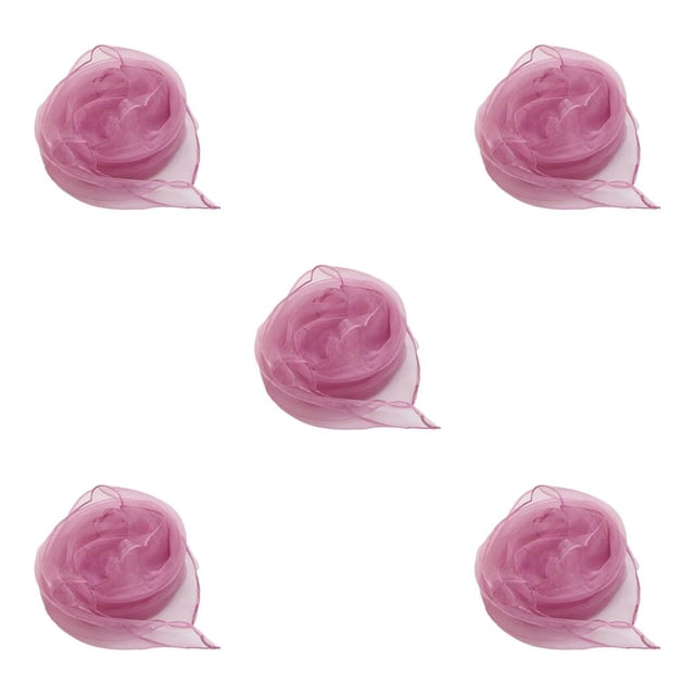 Bufandas cuadradas Qarigey Pañuelo De Gasa Adornos para el Cabello Ropa Informal para Niños De Jardín De Infantes para Representaciones Teatrales Rosa Type2 NO2
