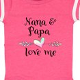 thumbnail image 4 of Inktastic Nana and Papa Love Me Heart Grandchild Boys or Girls Baby Bodysuit, 4 of 5