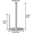 thumbnail image 4 of NIFFGAFF Paper Towel Holder Sliver Kitchen Roll Holder, One-Handed Operation Countertop Dispenser, 4 of 8