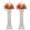 White,2pcs, variant on 4 Pcs Roman Column Wedding Decorative Stands, Plastic Pedestal Stands White