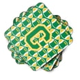 thumbnail image 2 of Letter C Football Green and Gold Foam Coaster Set of 4, 2 of 3