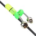 thumbnail image 2 of Paquete de 20 campanas brillantes para pesca nocturna | Alarmas de cebo de sensibilidad, accesorios de pesca ideales Alertas de picadura de pez LED, 2 of 8