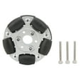 thumbnail image 2 of Robot Wheel Omni, Capacidad de Carga de 3 kg Contra El Deslizamiento de 60 mm de diámetro Robot Robni Reemplazo de la rueda para la Actainización, 2 of 7
