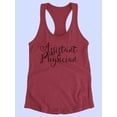 thumbnail image 3 of Assistant Physician Racerback Tank Women -Image by Shutterstock, Female Large, 3 of 4