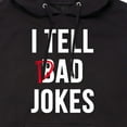 thumbnail image 3 of Instant Message - I Tell Dad Jokes  - Men's Pullover Hooded Fleece Sweatshirt, 3 of 6