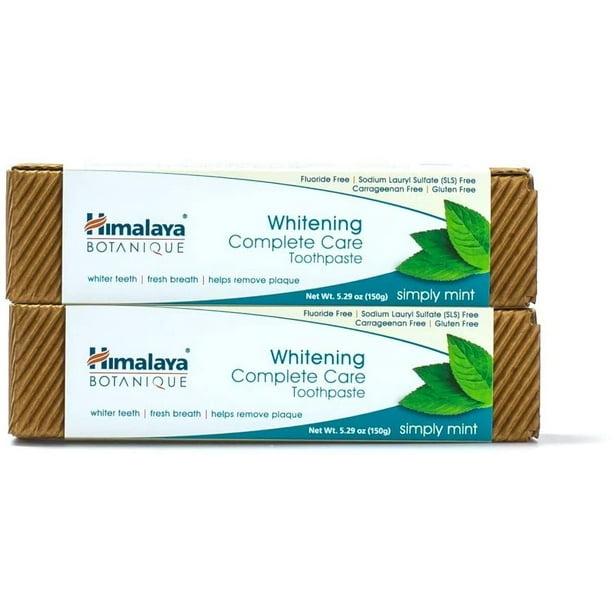 Himalaya Botanique Complete Care Whitening Toothpaste, Simply Mint, for