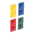 thumbnail image 4 of Gancho De Pared, Pegado Sin Costuras, 4 Piezas, Forma única, Gancho Para Abrigos De Amplia Aplicación Para Dormitorio, Entrada Para El Hogar, 4 of 7