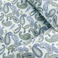 thumbnail image 3 of BNM Paisley Flannel Cotton Duvet Set, Full/Queen, Light Blue, 3 of 7