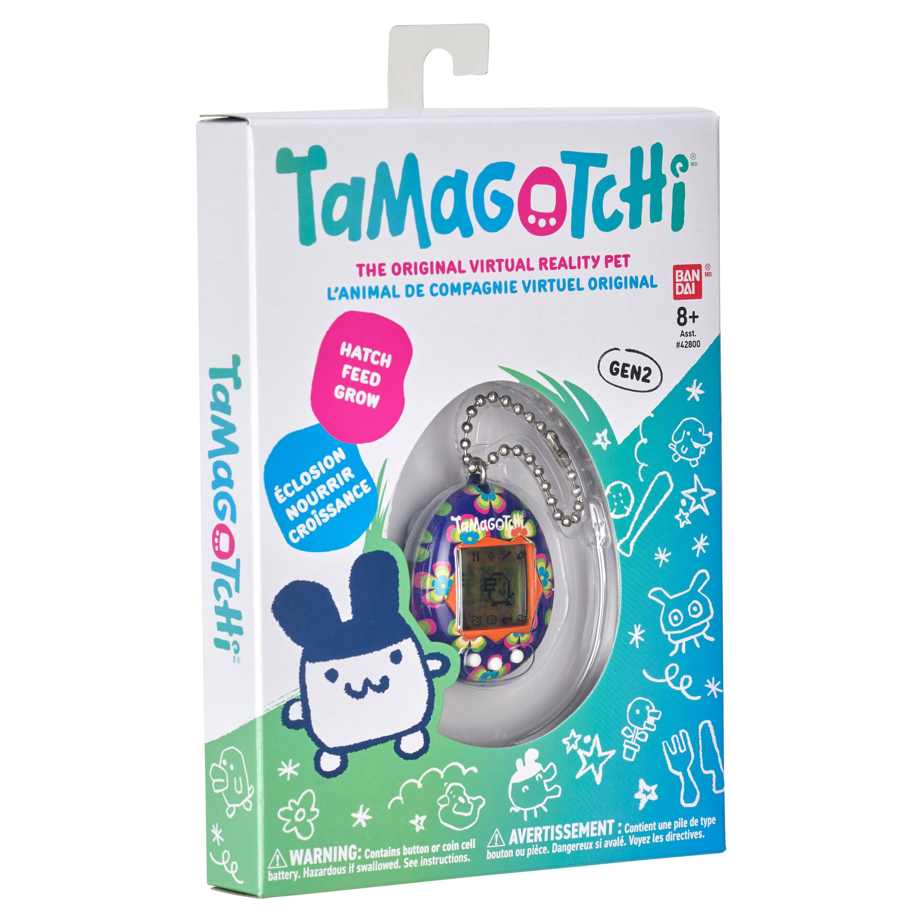 Original Tamagotchi - Retro Flowers