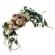 thumbnail image 4 of Guirnalda de flores artificiales para colgar en la puerta de casa, decoración floral, adorno de flores de boda falso, rosa champán Scienceny HA8791-03B, 4 of 6
