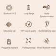 thumbnail image 6 of Wireless Bluetooth Headphones, Noise Reducing Over-Ear Design with Built-in Mic, Foldable, HiFi Sound with Extended Playtime for Work, Travel, and Gaming, 6 of 9