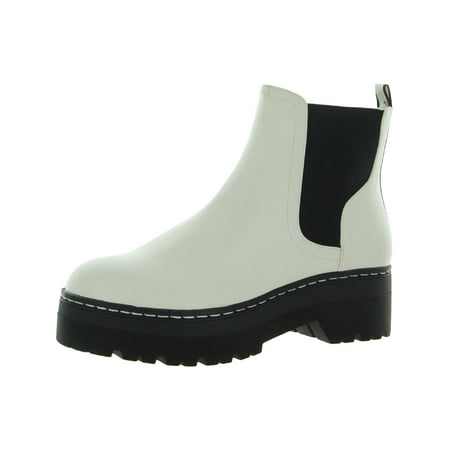 

Mia Womens Cayson Faux Leather Slip On Chelsea Boots