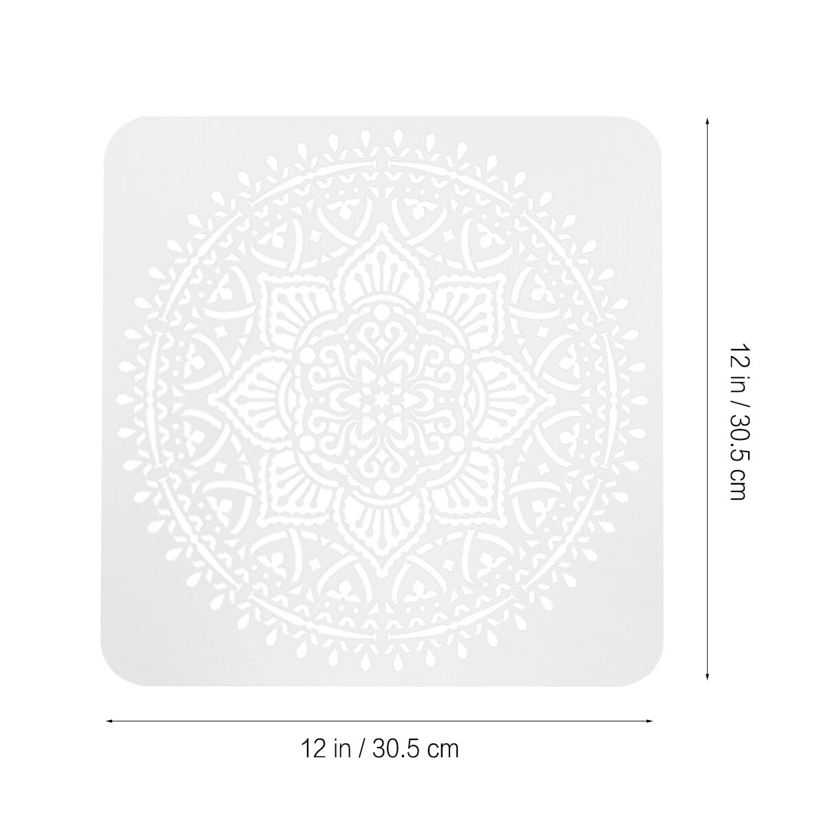9 Sheets Mandala Stencil Dot Painting Template Creative Mandala Stencil