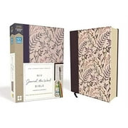 NIV Journal the Word Bible NIV, Journal the Word Bible, Cloth Over Board, Pink Floral, Red Letter Edition, Comfort Print: Reflect, Take Notes, or C, (Hardcover)
