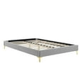 thumbnail image 7 of Modway Sutton Full Performance Velvet Bed Frame in Light Gray, 7 of 7