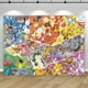 thumbnail image 2 of Banner de feliz cumpleaños, telón de fondo grande de Pokémon, decoración de Pikachu para niños, baby shower, monstruo de bolsillo, accesorios de fondo de anime, póster, 2 of 5