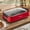 Single Plate Red, variant on Techwood Stainless Steel Electric Contact Grills - Temperature Control, Smoke Extractor, Drip Tray, LED Panel