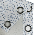 thumbnail image 4 of Ambesonne Cartoon Grommet Curtain, Ribbons Teddy Bears, 50" x 96", Purple Grey Navy Blue, 4 of 6