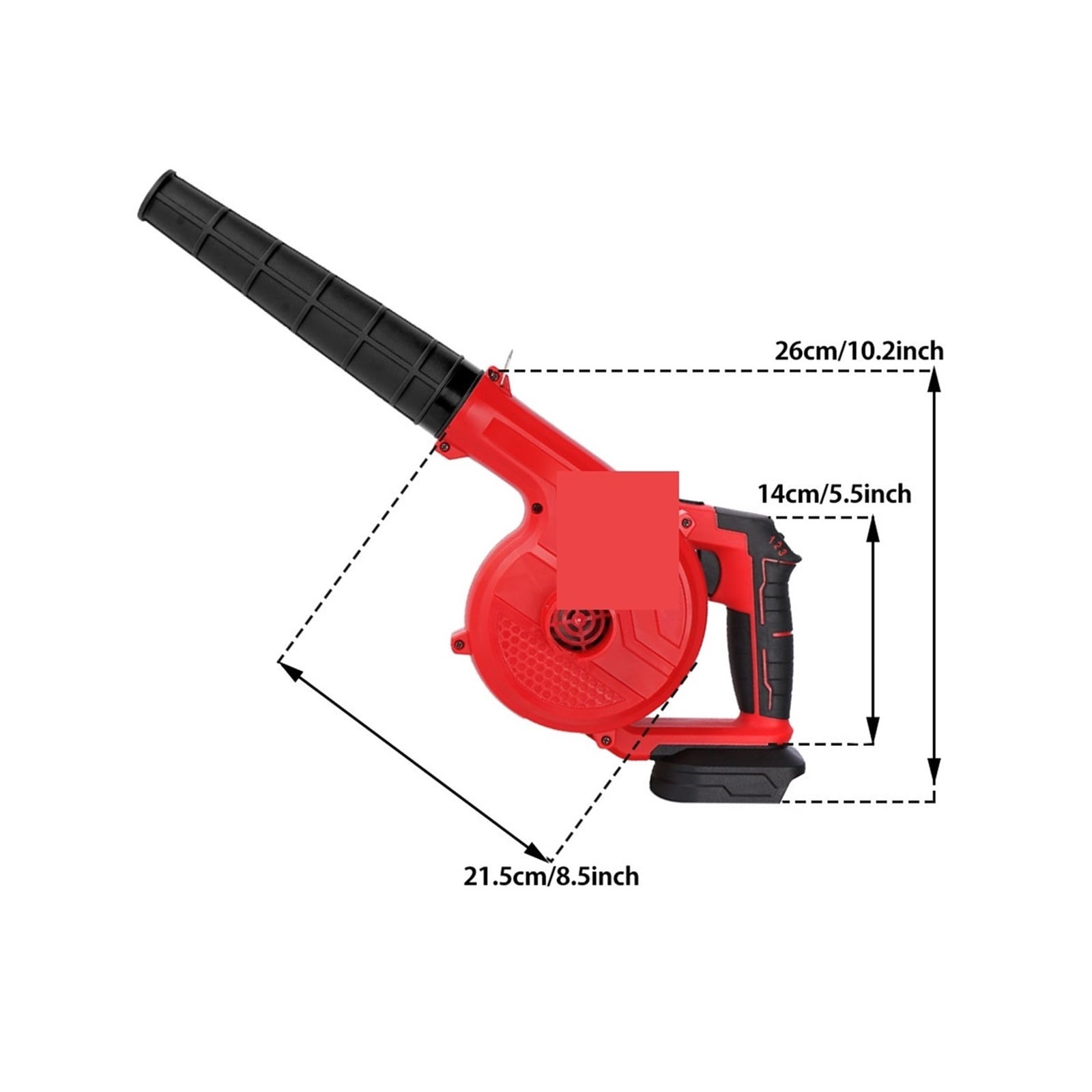 2In1 3500W Cordless Electric Air Blower, 36000RPM Wireless blower Leaf Garden Sweeper Tools For 18V Battery Vr ,Powerful & Energy-Efficient