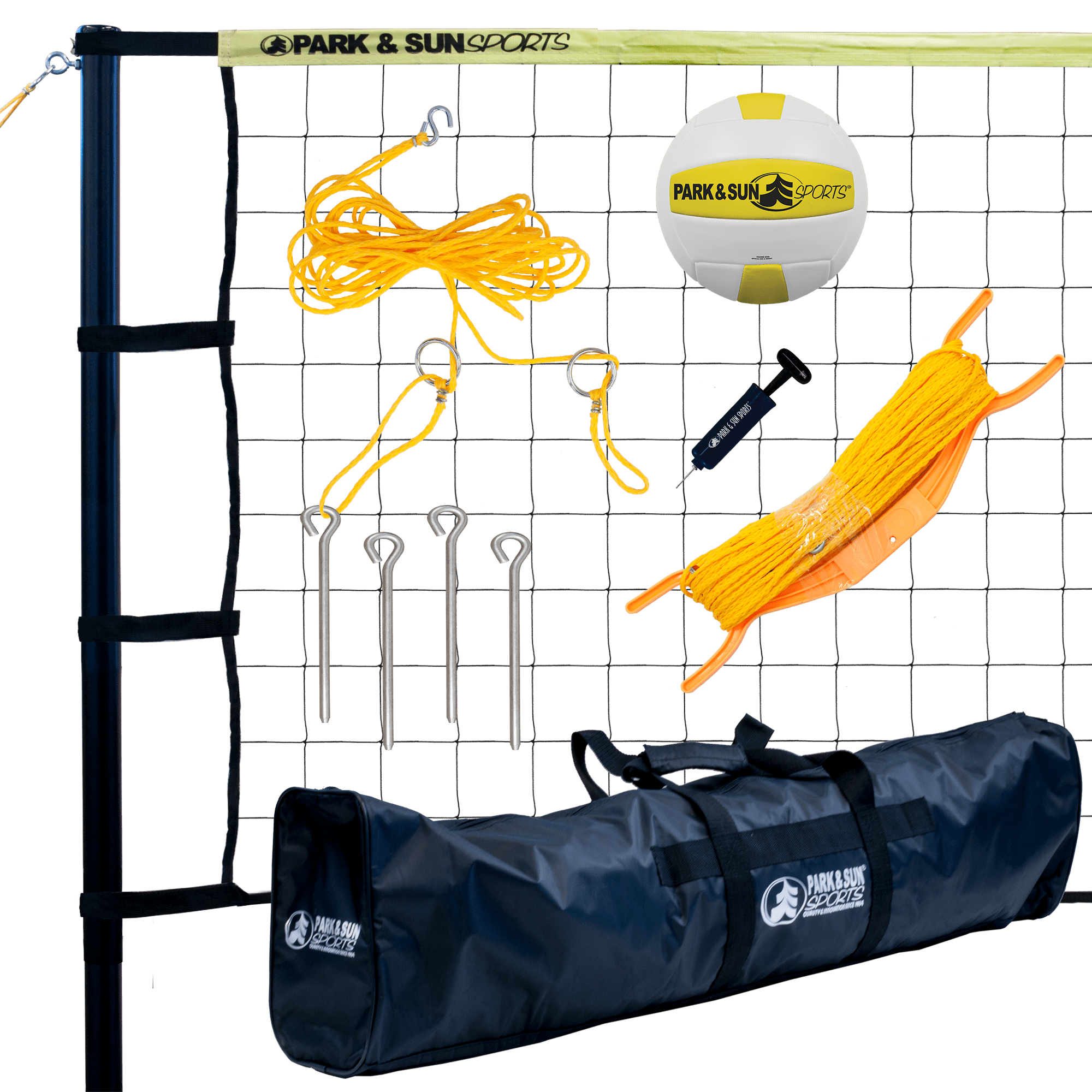 Park & Sun Sports Portable Tournament Outdoor Volleyball Net System