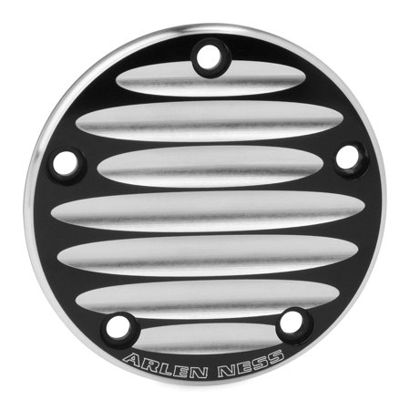 Arlen Ness - Arlen Ness 30-314 Ness-Tech Points Cover - Deep Cut II - 5-Hole - Black