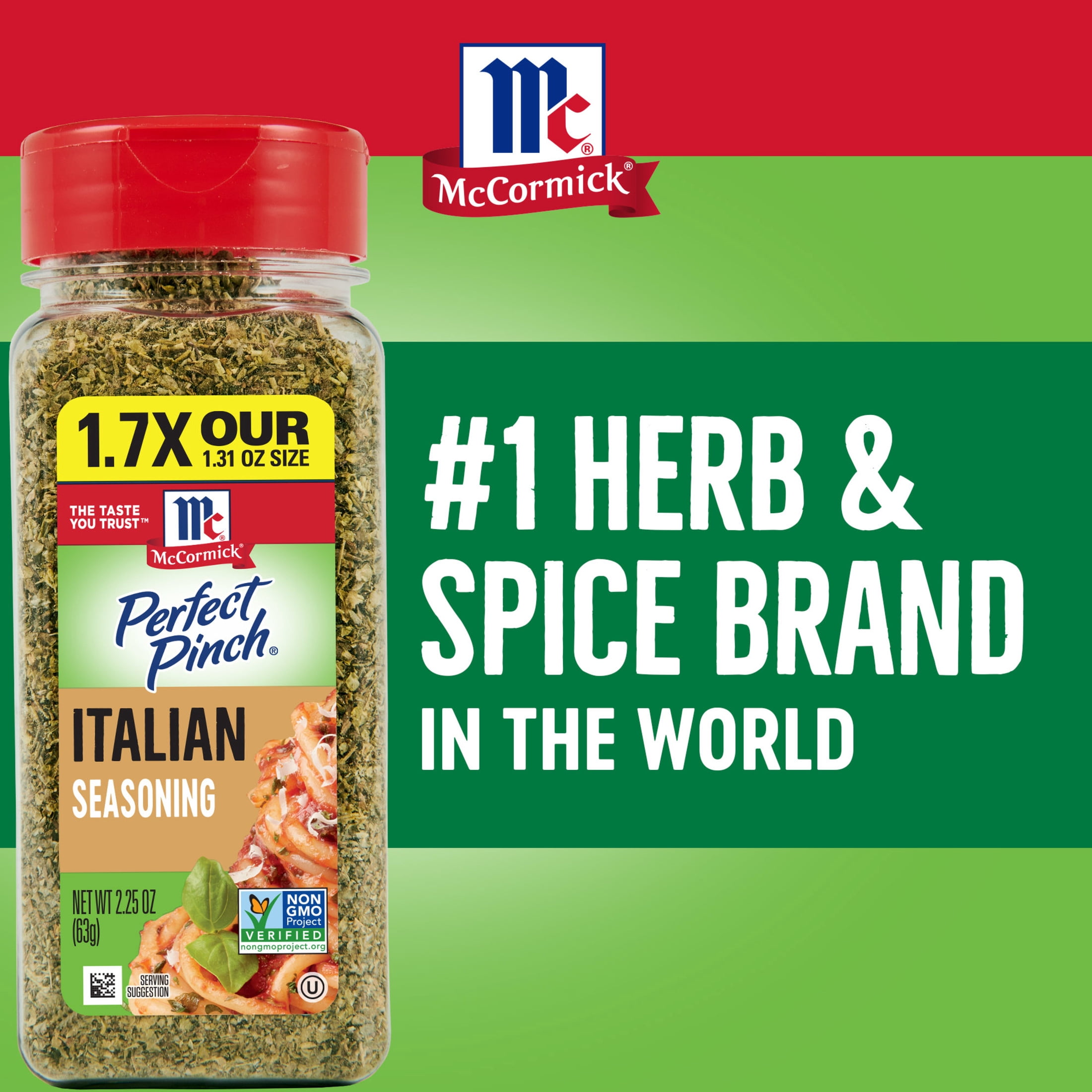 (6 pack) McCormick Italian Seasoning, 2.25 oz Bottle