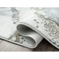 thumbnail image 3 of Abani Luna LUN170A Contemporary Marble Grey and Metallic Gold Area Rug - 8'11" x 12', 3 of 5