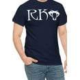 thumbnail image 3 of Randy Orton RKO #OuttaNoWhere Navy Blue T-shirt, 3 of 5