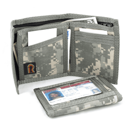 Made In USA Rainbow Of California Mens Camouflage Id Wallet Water