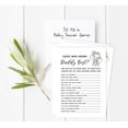 thumbnail image 2 of Inkdotpot Baby Elephant Girl Jungle Animals 50 PackWho Knows Daddy BestBaby Shower GameCards FunActivity Cards, 2 of 5